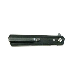 Tosahwi Japanese Tanto Blade G10 Handle Tanto Pocket Knife - Black Handle