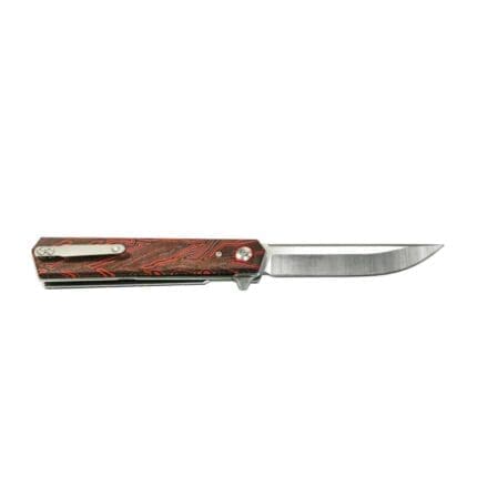 Tosahwi G10 Handle Straight Back EDC Pocket Knife