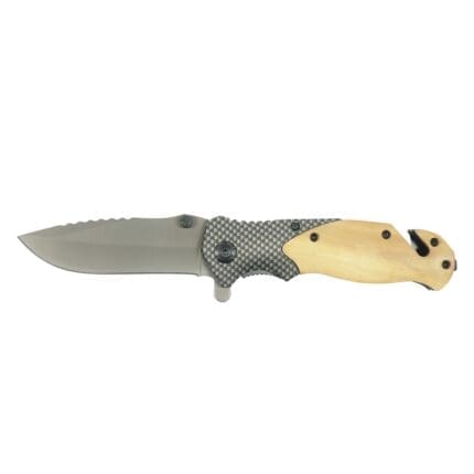 Tosahwi Carbon Fiber Wood Splicing Handle Outdoor Multifunctional EDC Pocket Knife